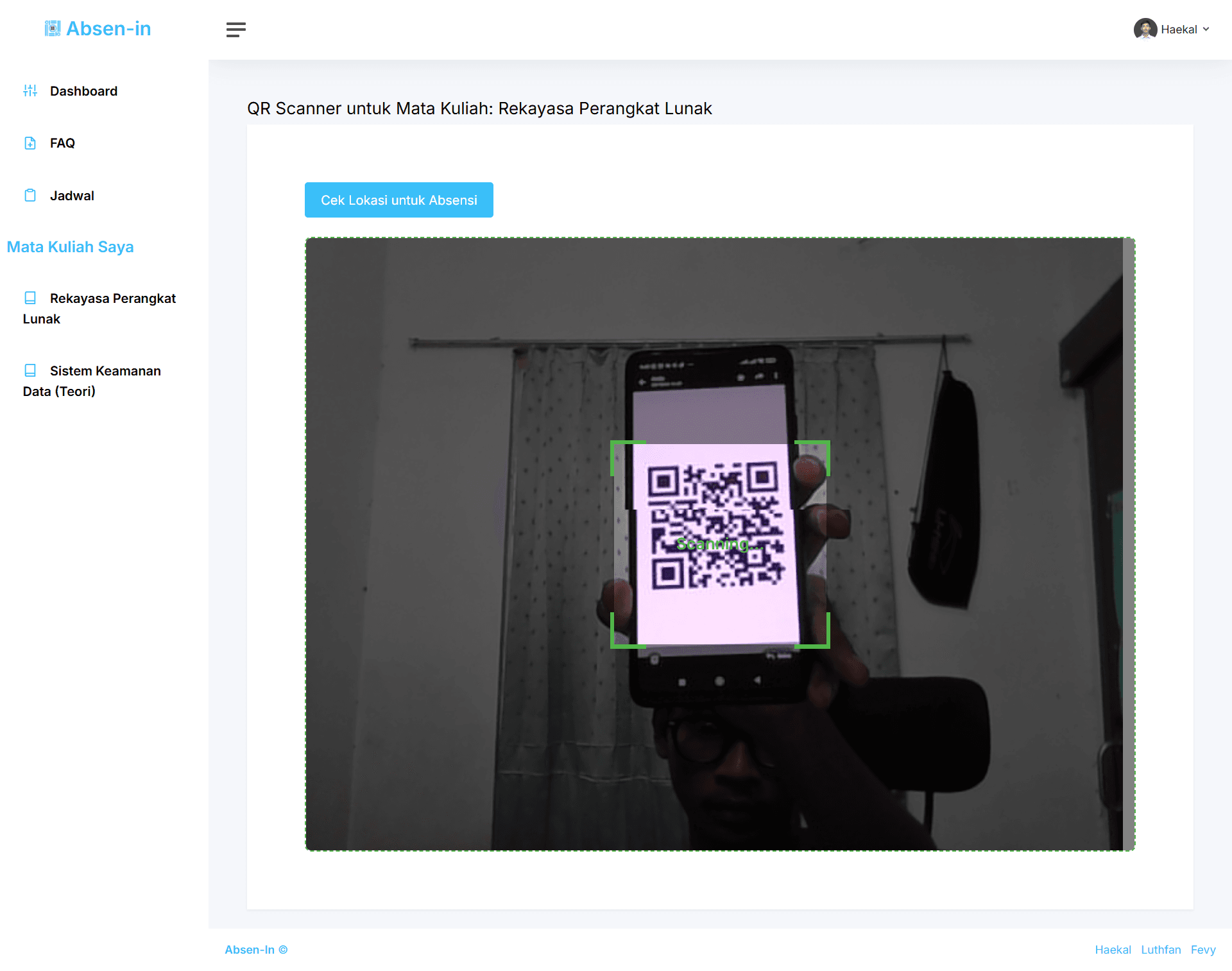 Absen-In - QR Attendance System preview